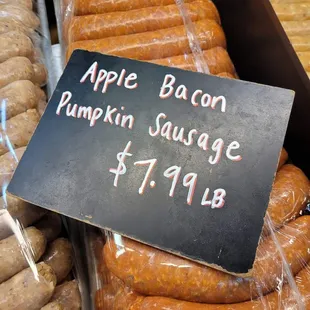 Customer favorite seasonal sausage.