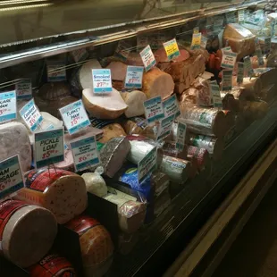 Plenty of meats and cheeses