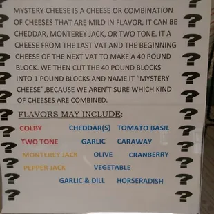 &quot;mystery cheese&quot; explained