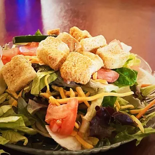 House Salad with Ranch dressing