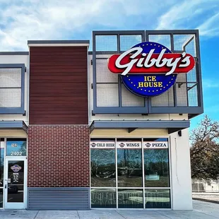 the front of the restaurant