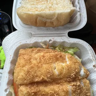Orange Roughy Sandwich