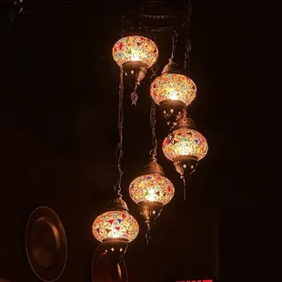 The light fixtures throughout are gorgeous