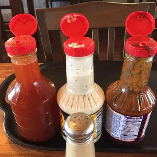 Condoments look pretty nasty...