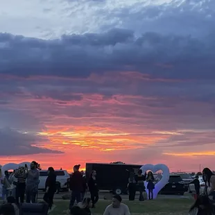 Beautiful sunset brugas an ambiance of  magic with vibing  music and guided meditation