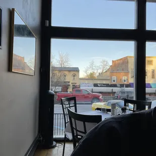 Yes the train runs right through the middle of town. Pretty cool!