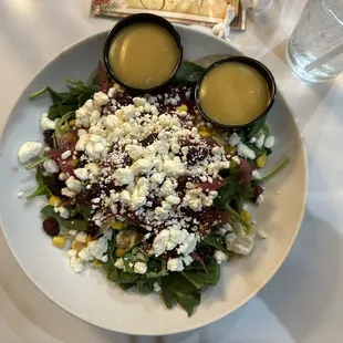 Brussel Sprout salad with champagne vinaigrette