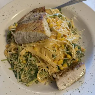 Sea Bass Pasta