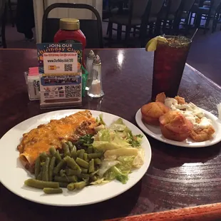 Hearty &amp; somewhat healthy lunch buffet today.