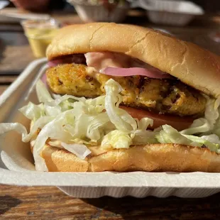 The City Slicker Burger (quinoa patty)