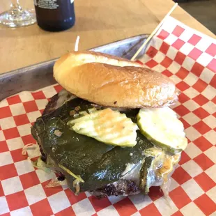 Poblano Burger