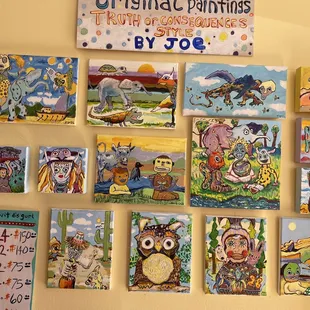 Art in the cafe