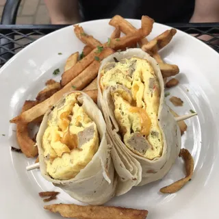 Brunch Breakfast Burrito (available only from 10am-145pm on sunday)