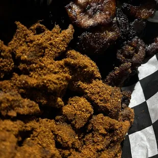 Beef suya and plantain