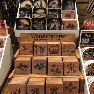 Sandstone Coasters &amp; Santa Fe points of interest coasters