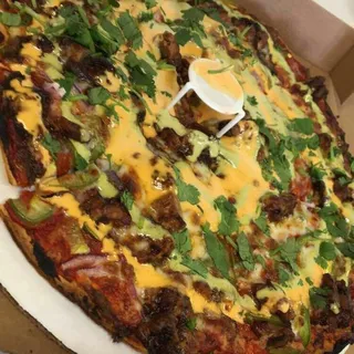 Chicken Manchurian Pizza