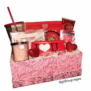 Valentine's Day gift basket for her