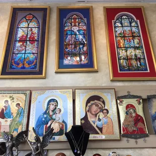 Just a smidgen of their wall art inventory.