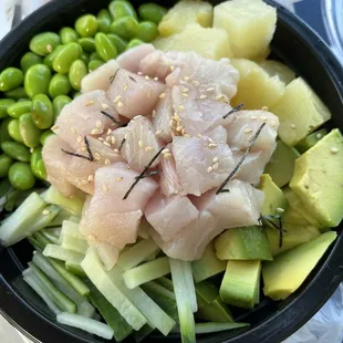 Yellowtail poke