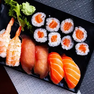 sushi and sashimi, food, sashimi, sushi