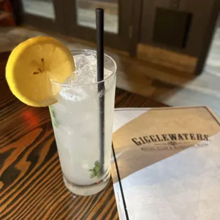 Cucumber mint lemonade