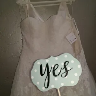 She said, &quot;Yes&quot;!