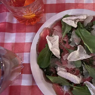 Beef Carpaccio.