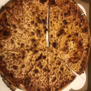 Large cheese pizza