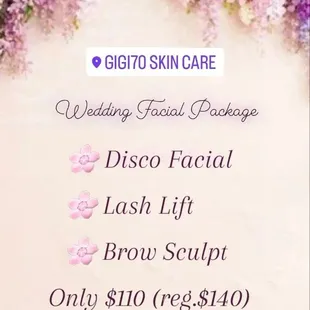Wedding Facial Special