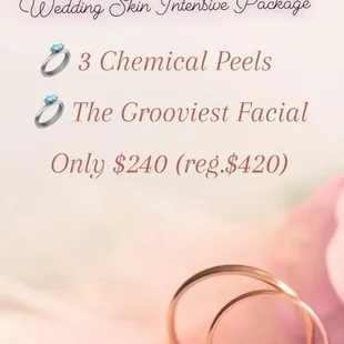 Wedding Skin specials