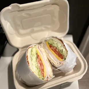 Turkey Avocado Smash Sandwich