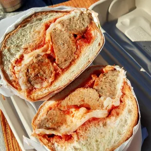 Meatball sandwich