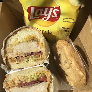 650 deal - chipotle is my life sandwich, lays, cookie