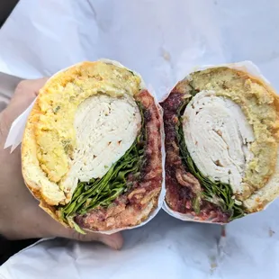 Thanksgiving Dinner Sandwich