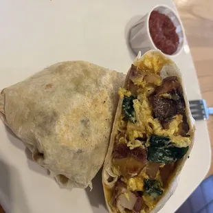 Breakfast burrito