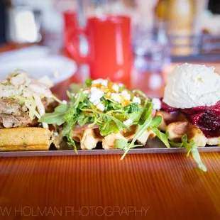waffle sampler, incredible!