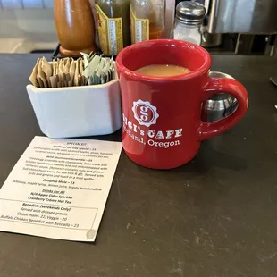 Coffee and Specials of the day...