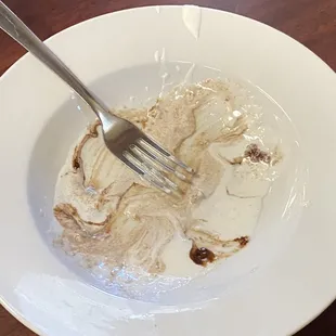 Monkey bread - oops! We ate it so quickly, because it was so delicious, this is what was left!