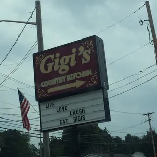 Front sign