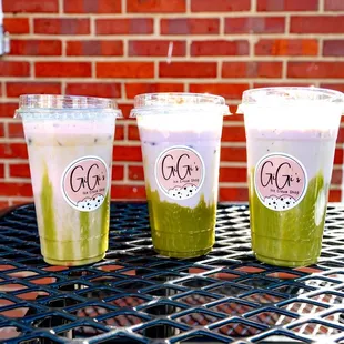 Not only do we have traditional Matcha we have lavender &amp; strawberry too!