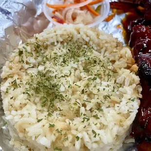 Skewers with Rice