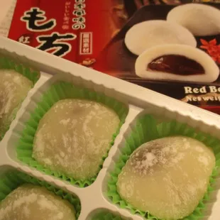Japanese red bean mochi