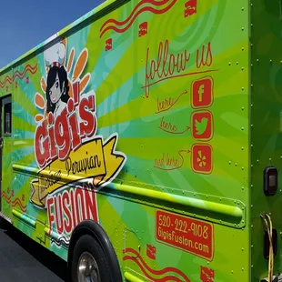 Exterior of the truck