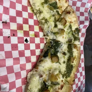 a slice of pizza