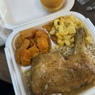 Cornbread and Baked Chicken Deluxe