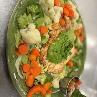 Tilapia with vegetables