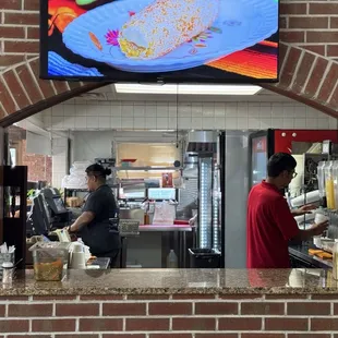 Pick up station for food