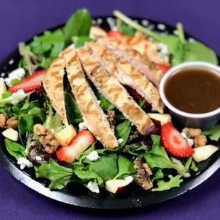 Strawberry Apple Walnut Salad