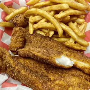 Fried catfish. Large pieces!