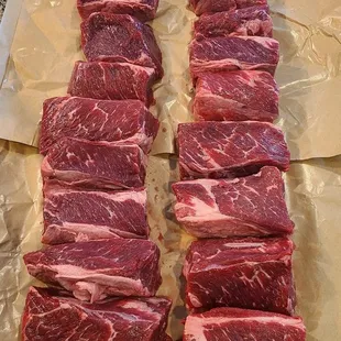 Pre-ordered 20 boneless beef ribs for XMAS. Perfect as always!!!!